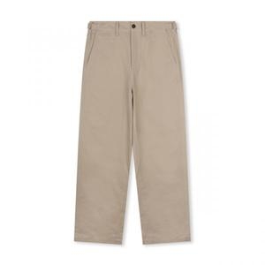 데일리 바지 팬츠 와이드 스트레이트 BESLOW COTTON TWILL LOOSE FIT PANTS GE542693