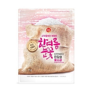 한여름 눈꽃 꽃소금 500g