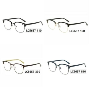 룩옵티컬 룩옵티컬 LC5657 청광차단렌즈 하금안경테 810 53-19-140_이미지