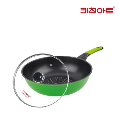 키친아트 스마트 다이아몬드 궁중팬 (28cm+유리뚜껑)_이미지