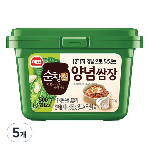 순창궁 12가지 양념으로 맛있는 양념쌈장 500g 5개