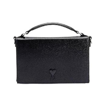 아미 톤온톤 하트 로고 런치 박스 백 블랙 ULL104-AL0036-001