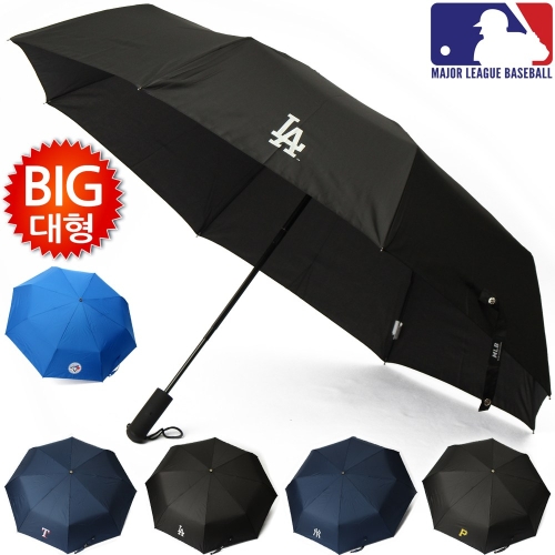 MLB 공인 빅사이즈 3단 완전자동우산 4구단 3단우산