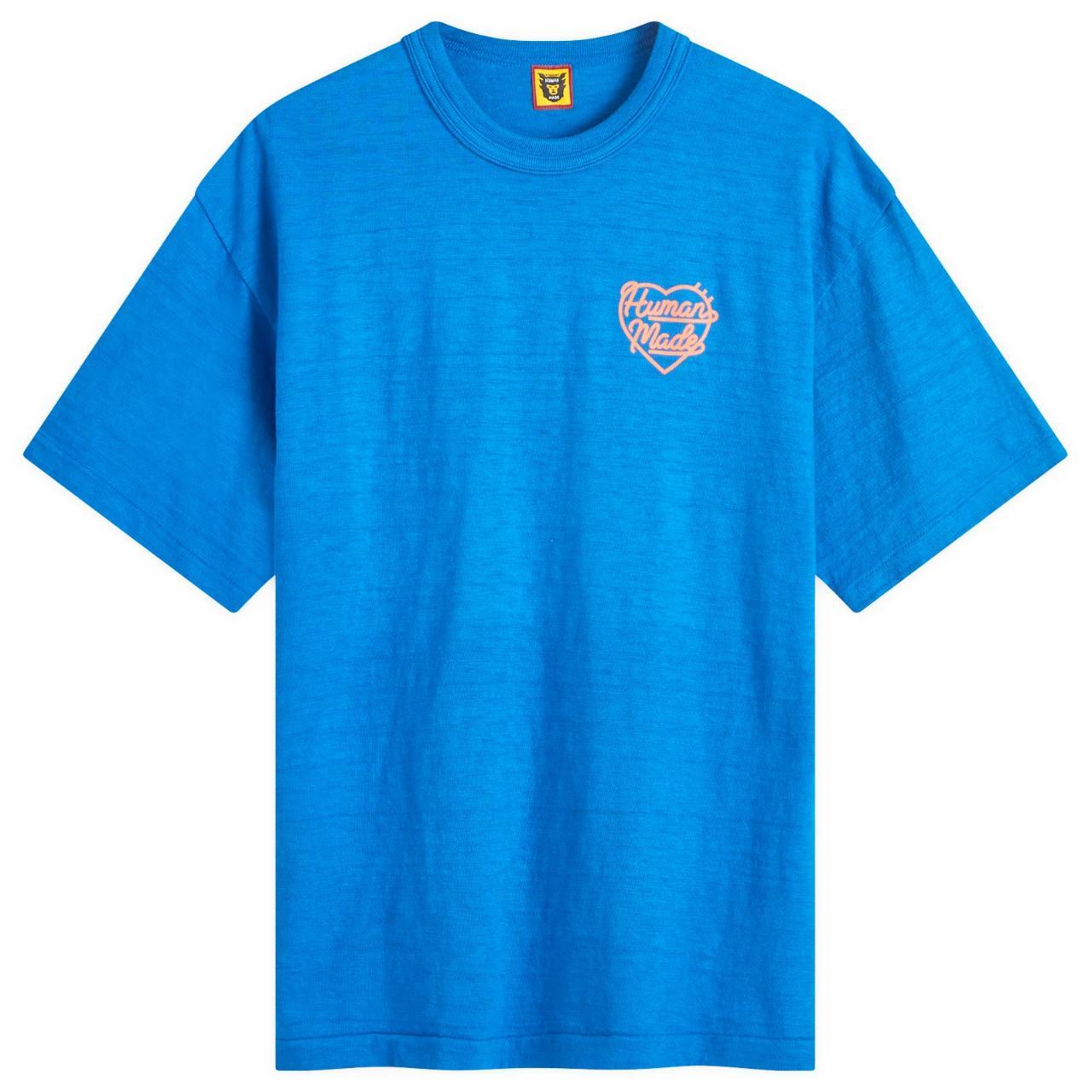 HUM �޸ո��̵� an Made Coloured Small Heart T Shirt HM27CS007-BL