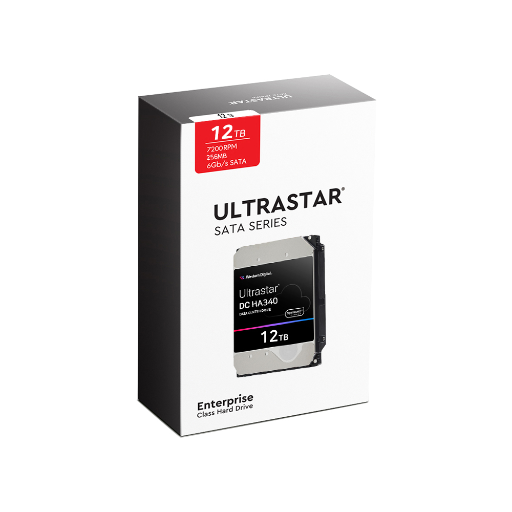 Western Digital Ultrastar DC HA340 7200/512M 박스 패키지 WUS721212BLE6L4 (12TB)_이미지