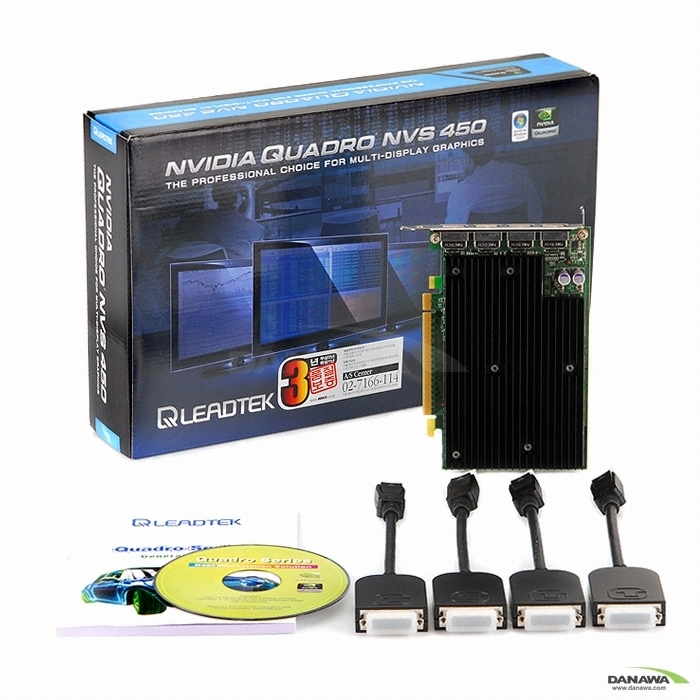 NVIDIA 쿼드로 NVS 450 512MB ABKO_이미지