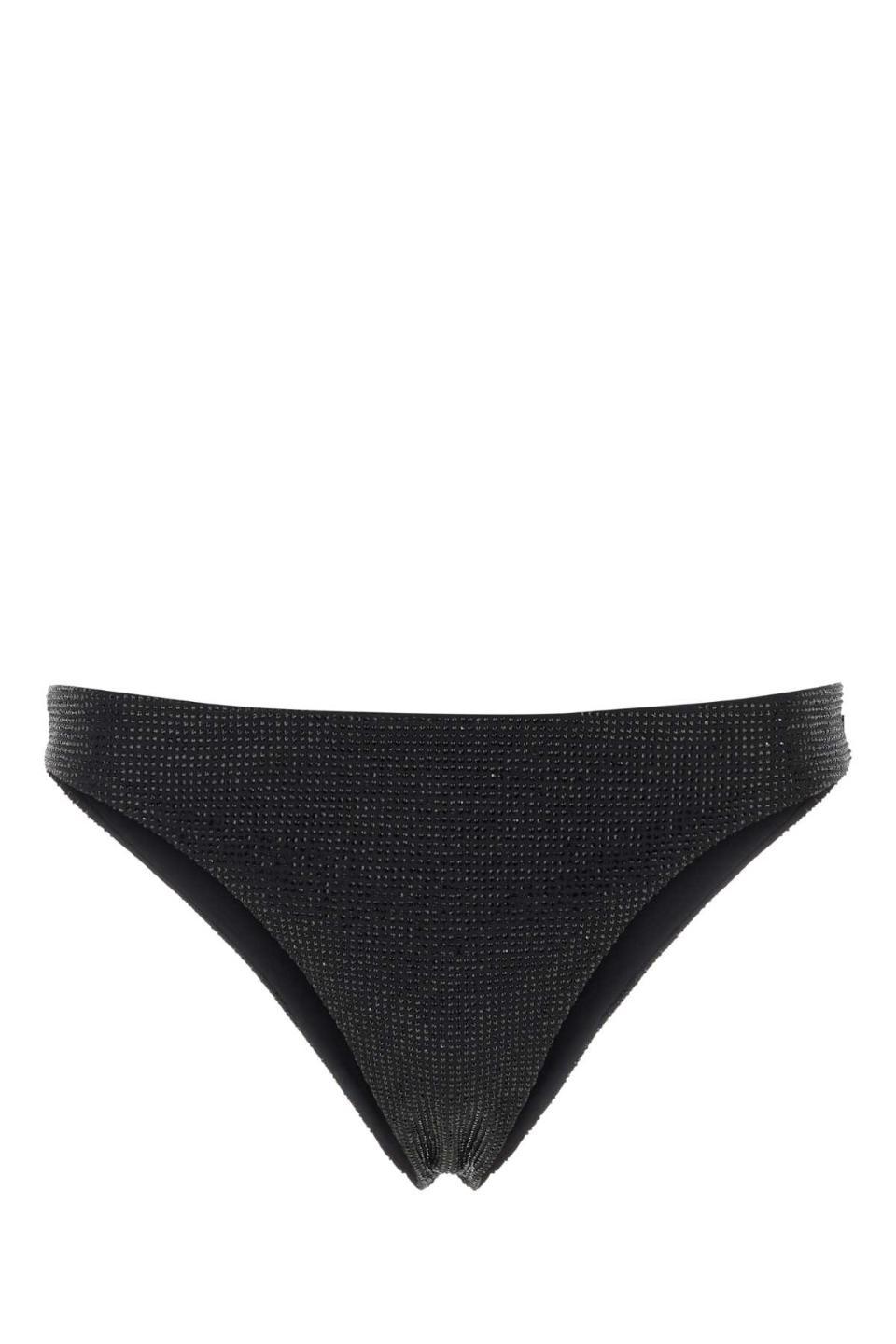 Black stretch Re Nylon bikini bottom 70210RS23113K9 F0002 JP1