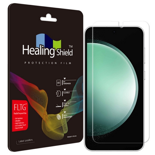 폰트리 힐링쉴드 갤럭시S23 FE 플렉시블 고광택 강화유리 보호필름 (액정 1매)_이미지