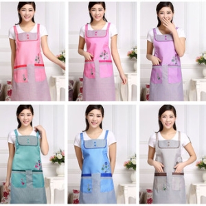 생활방수  러블리 플라워 앞치마 생활방수 앞치마