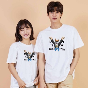 [불명] 도지코인시바견진돗개3 반팔티 오버핏 W8E5FDE