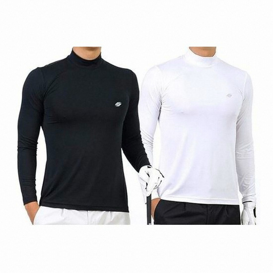 포나인 프리미어 골프 이너웨어 기능성 반폴라 티셔츠 TA231M_이미지