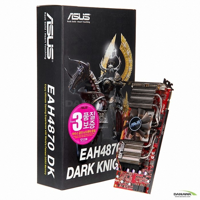 ASUS �󵥿� HD 4870 EAH4870 DARK KNIGHT 512MB + XONAR DS