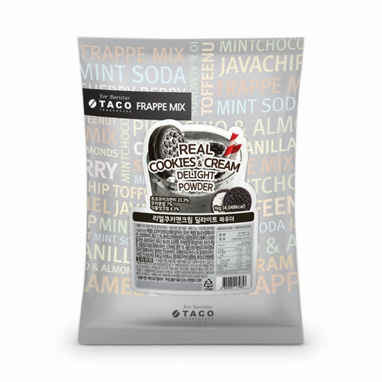 타코 리얼 쿠키앤크림 딜라이트 파우더 1kg (1개)_이미지
