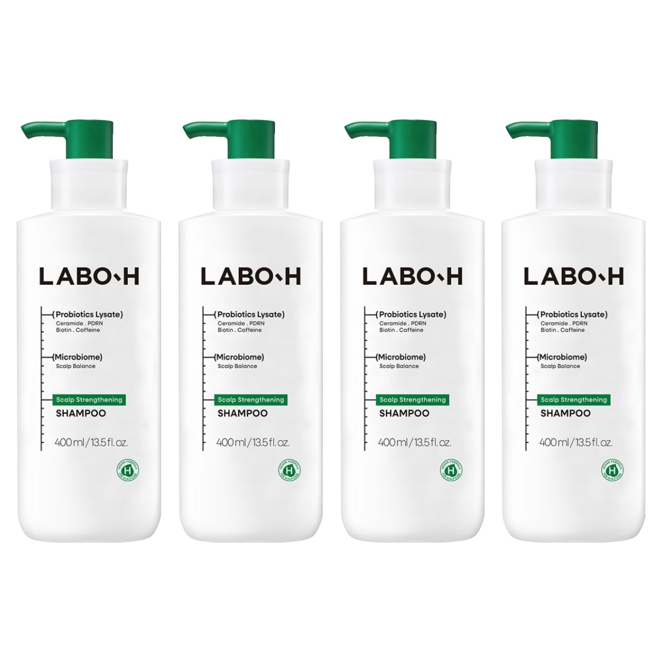 라보에이치 프로바이오틱스 두피강화 샴푸 400ml (4개)_이미지