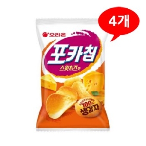 오리온 포카칩 스윗치즈맛 60g (4개)_이미지