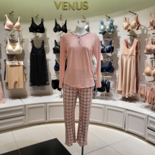 비너스 VEV3902F/VEP3902F R/T스판 여성 홈웨어 세트_이미지