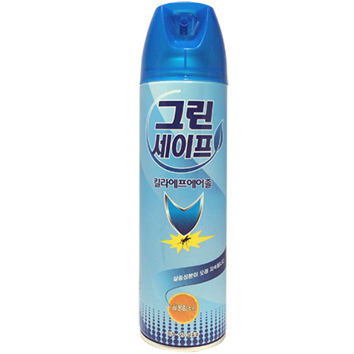 일명제약 그린세이프 킬라에프 에어졸 레몬향 400ml (10개)