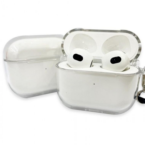 에바다 에어팟3 일체형 하드 투명 크리스탈 케이스