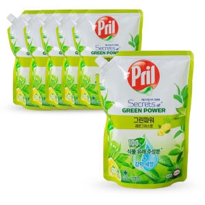프릴 그린파워 레몬그라스향 리필 1L (6개)_이미지
