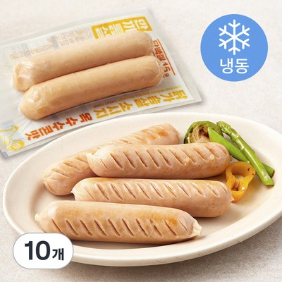 이그니스 한끼통살 닭가슴살 더블 소시지 옥수수콘맛 100g (10개)_이미지