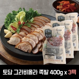 토담 그라비올라 족발 순살 400g (3개)_이미지