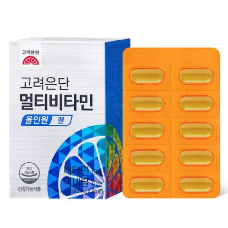 고려은단 멀티비타민 올인원 맨 60정 [3개]