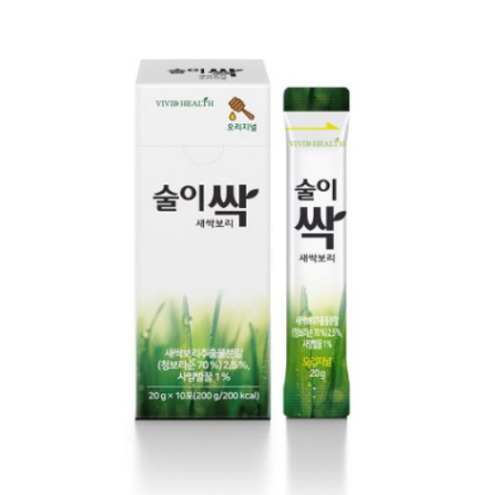 비비드헬스 술이싹 새싹보리 오리지널 20g 10포 (1개)_이미지