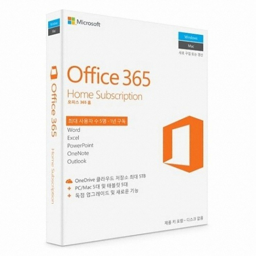 Microsoft Office 365 Home (PKC 한글)