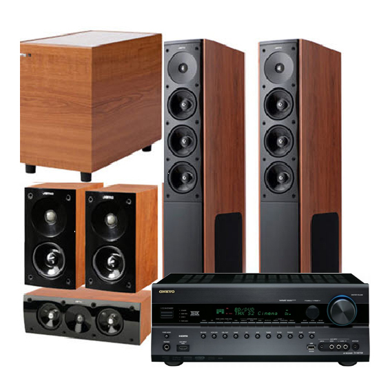 야모 S608 5.1채널 + 온쿄 AV리시버 (TX-NR708, SUB-200)