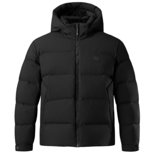 쿠치 후드 일체형 미드 다운 TLJDW25611BLK