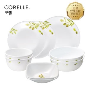 코렐 올리브가든 2인 원형 홈세트 9P