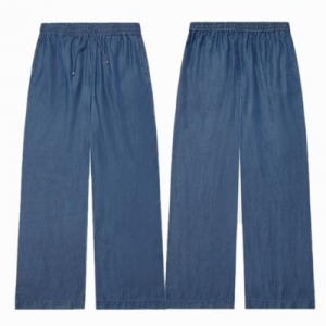 행텐 여성 와이드 텐셀 밴딩팬츠_네이비 10520-155-406-10