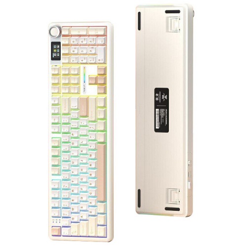 AULA F108 PRO 유무선 기계식 해외구매 (카라멜라떼축)_이미지