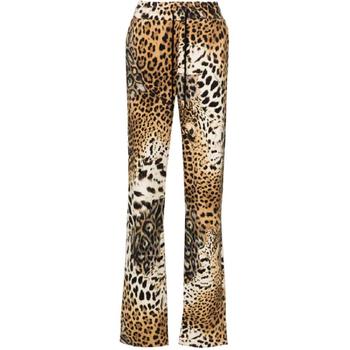 로베르토 카발리 재규어 스킨 프린트 코튼 트랙팬츠 SKT28A2OG34 TP