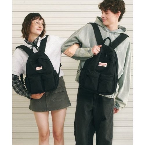 마스마룰즈 MASMARULEZ Two pocket daily backpack_Black 5015752576 330827_이미지