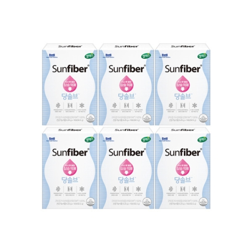 매일유업 셀렉스 썬화이버 당솔브 스틱 6.25g 10포 (6개)