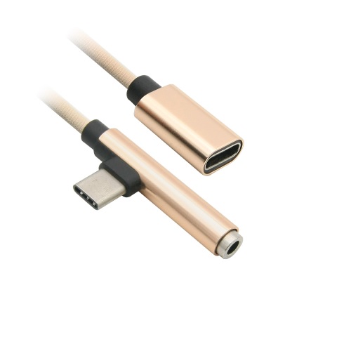 라이트컴 COMS BT193 Type C to 3.5mm 듀얼 젠더_이미지