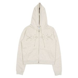 THE ltgt COLDEST MOMENT TCM nordic hooded zip-up oatmeal 25082536 160081_이미지