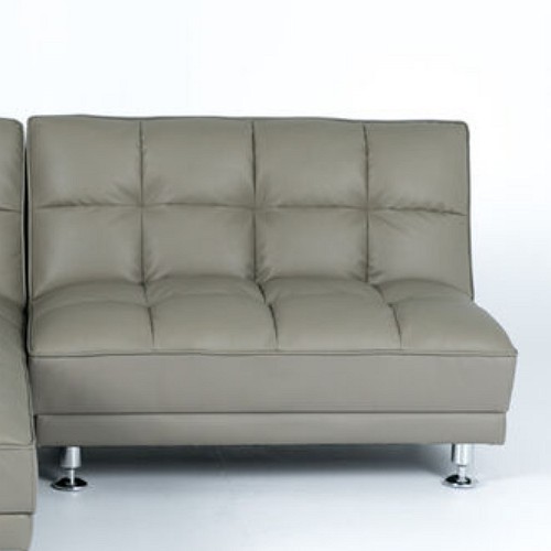 에보니아 레토 A형 가죽 소파베드 2인용