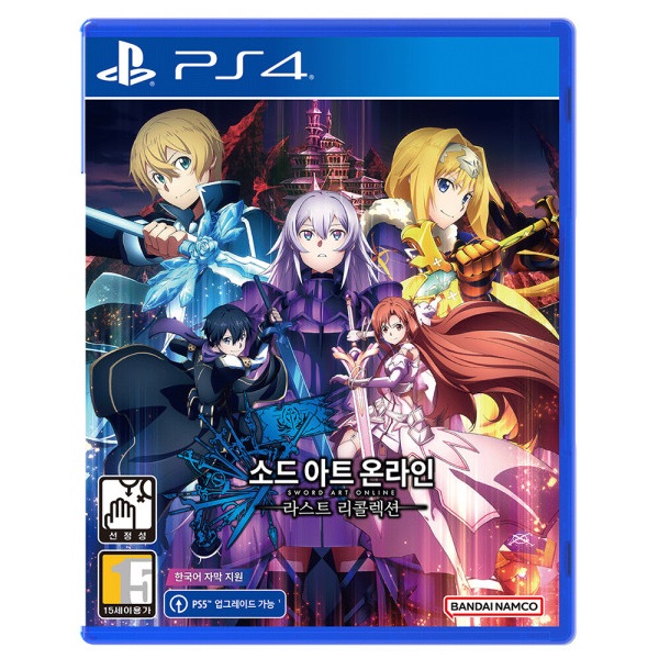 소드 아트 온라인 라스트 리콜렉션 한글판 PS4, 패키지디스크_이미지