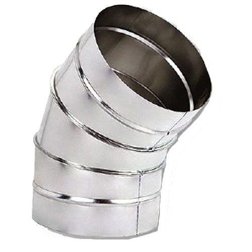 엘토로 스파이럴 45도 엘보연통 (275mm)_이미지