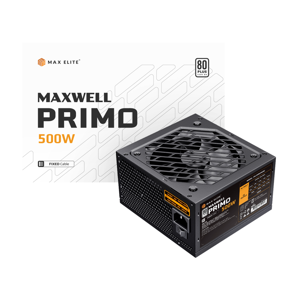 맥스엘리트 MAXWELL PRIMO 500W 80PLUS스탠다드 플랫