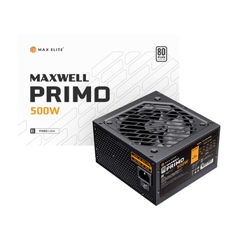 맥스엘리트 MAXWELL PRIMO <b>500W</b> 80PLUS스탠다드 플랫