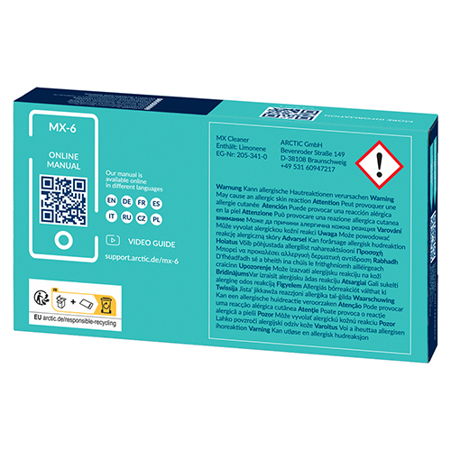 ARCTIC MX-6 with Cleaner ����