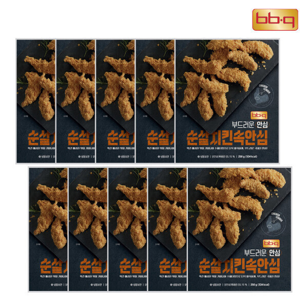 이제스그린푸드 BBQ 순살치킨 속안심 250g (10개)_이미지