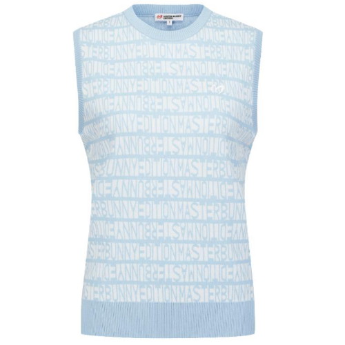 마스터바니에디션 로고 스트라이프 니트 베스트 421D1SV301 (BL, 블루)