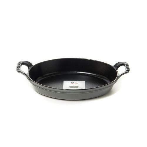 스타우브 타원형 스태커블 디쉬 그레이 (ST302318) (21cm)