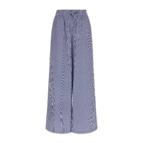 패로슈 캐신 스트라이프 라인스톤 와이드 팬츠 D230764CASHINE