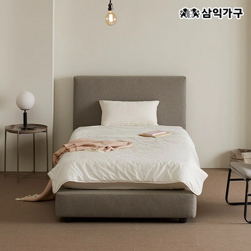 삼익가구 몬드 호텔 패브릭 침대 SS (320T토퍼분리형본넬)_이미지