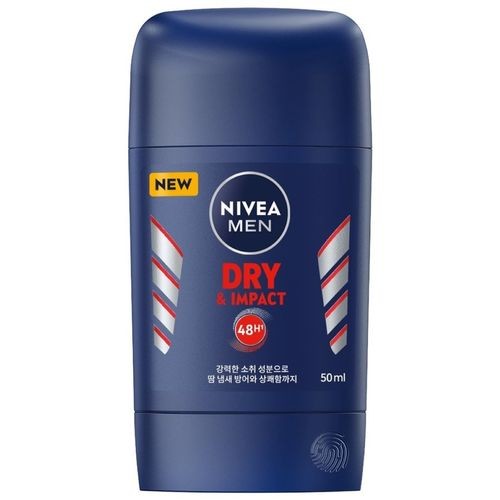 니베아 맨 데오드란트 스틱 드라이 앤 임팩트 50ml (1개)